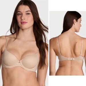 NWT Victorias Secret Demi Lightly Lined Bra in Beige Size 38DD